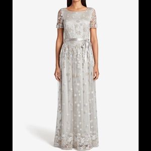 💫Silver/Gray Floral dress